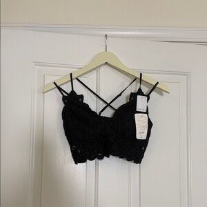 NWT Black Lace Bralette